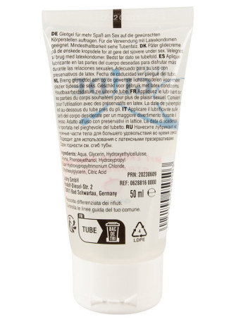 Gel lubrifiant à base d'eau à l'arôme de fraise 50ml - R628816